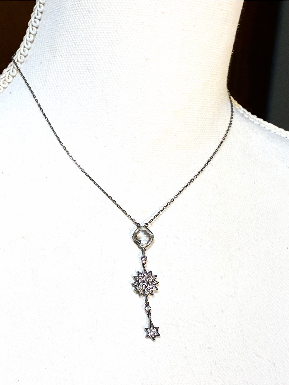 Swarovski Stones Star Pendant Necklace - Women's Jewelry